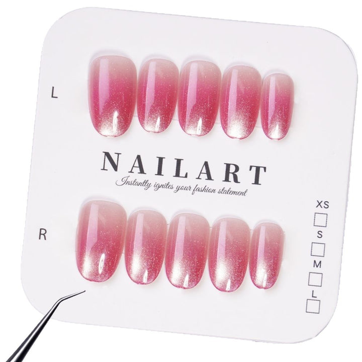 Elegante Kunstnägel mit Edlem Ombre-Effekt Karnz