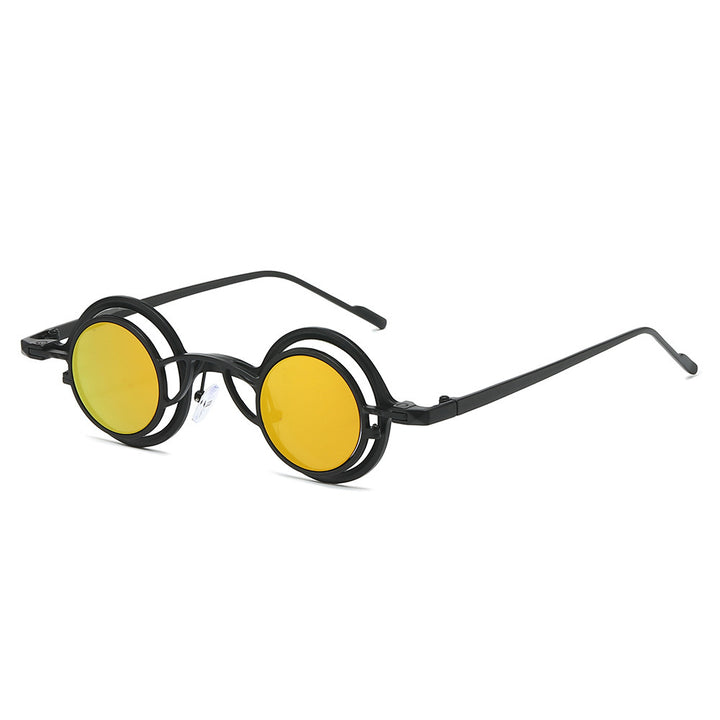 Modebewusste runde Sonnenbrille Karnz