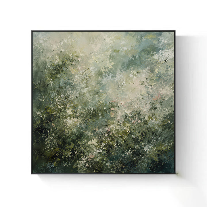 Florale abstrakte Wandkunst