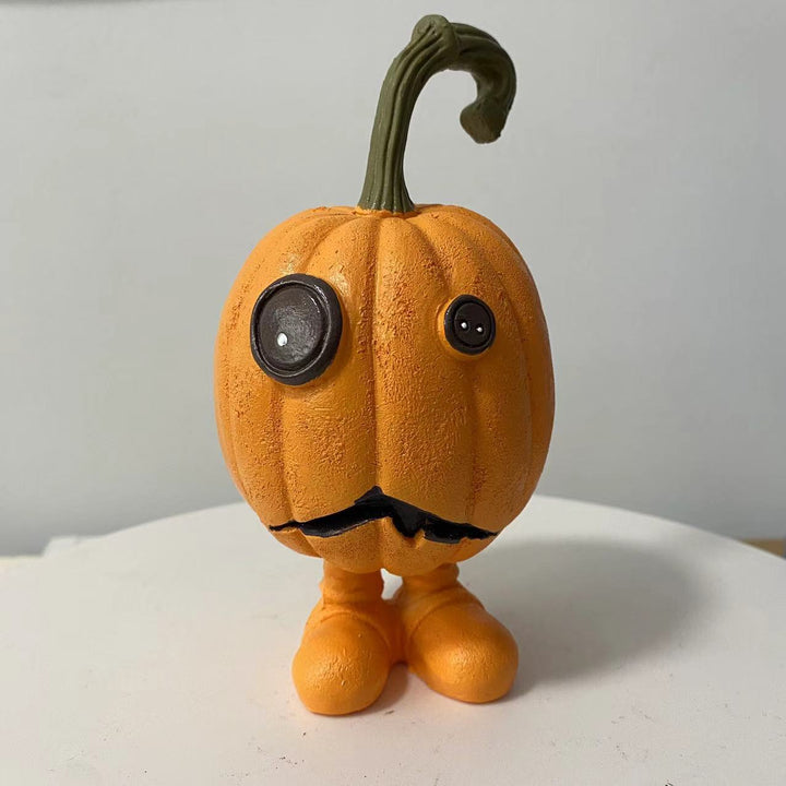 Lustige Halloween Kürbisfigur Karnz