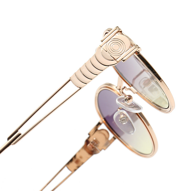 Damen Sonnenbrille mit modischem Metallrahmen und komfortablen Nasenpads Karnz
