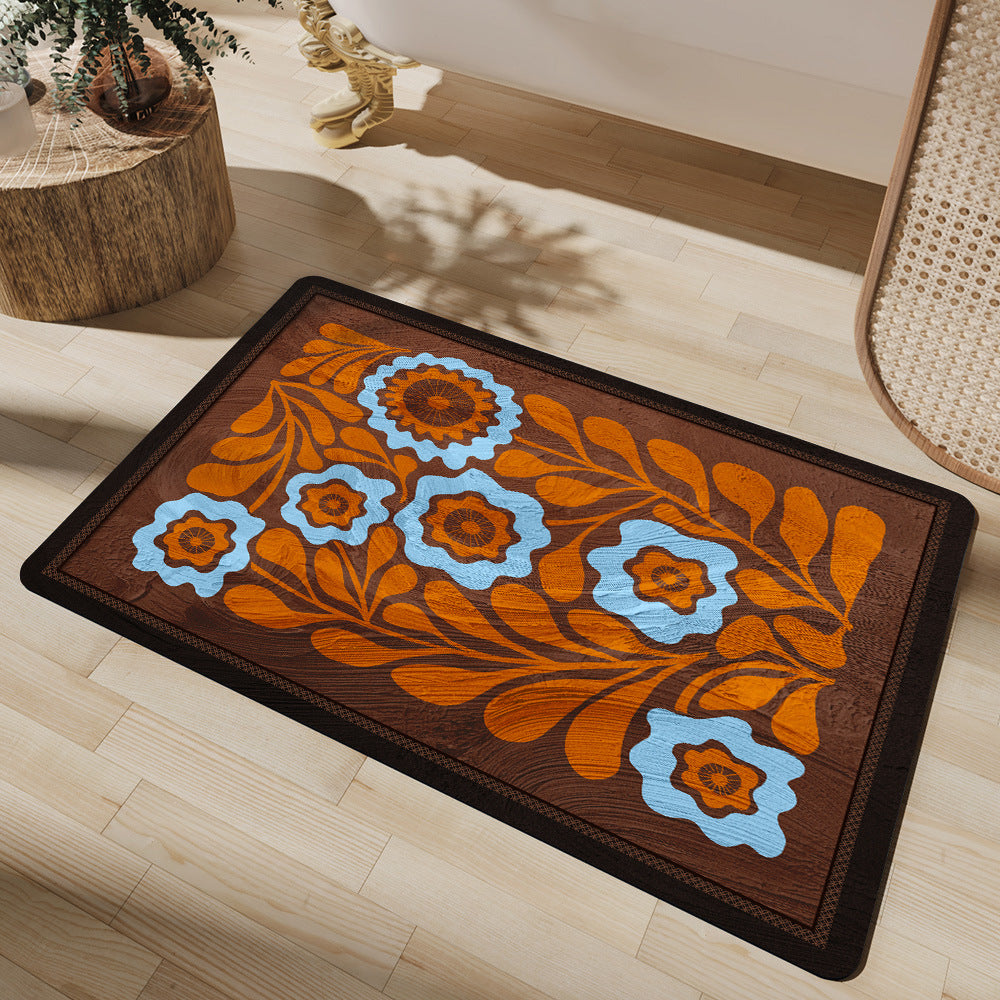Floraler Druck Teppich Karnz
