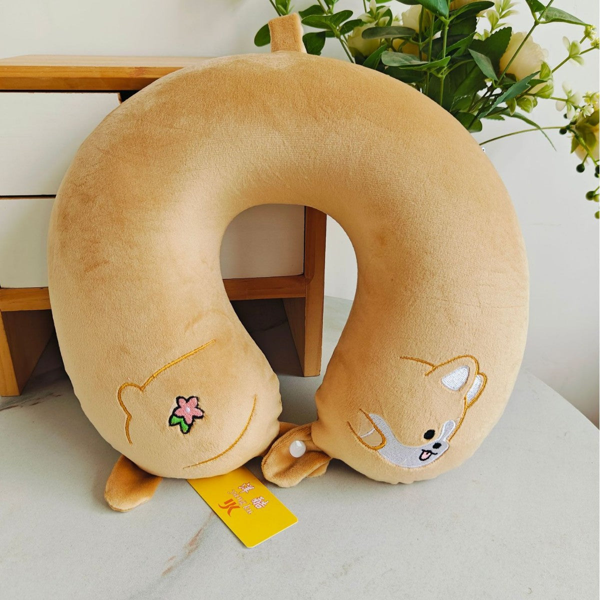 Unisex Nackenstützkissen mit süßem Tierdesign Karnz