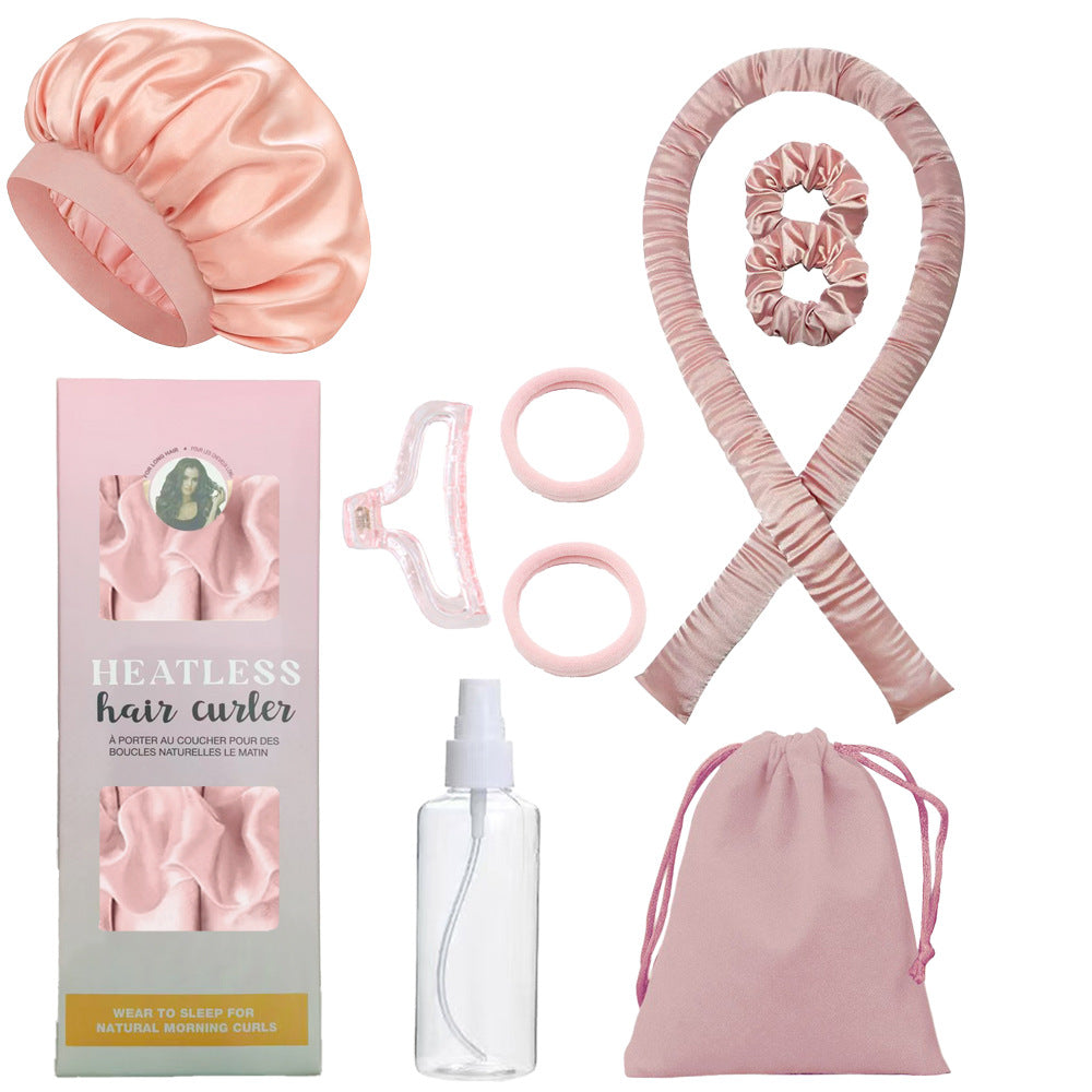 Hitzefreies Locken-Set mit Haarband und Zubehör