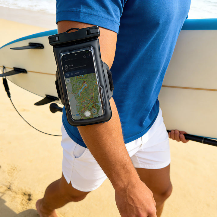 Wasserdichte Smartphone-Schutzhülle mit Transparentem Sichtfenster Karnz