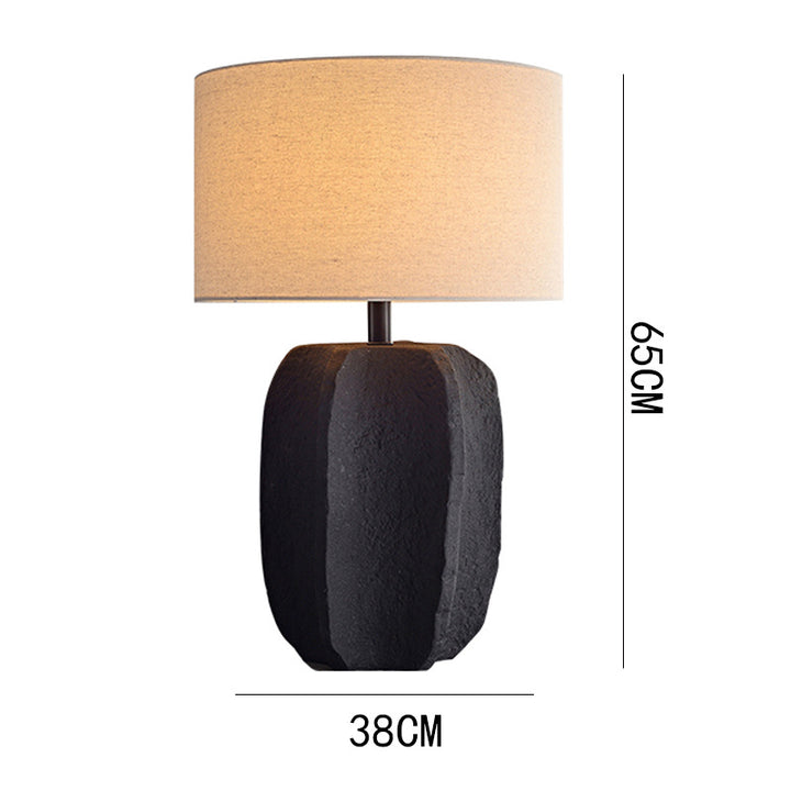 Skulpturale Stein Tischlampe