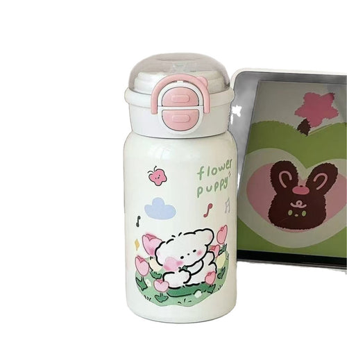 Damen Kreative Wasserflasche mit tierischem Design Karnz