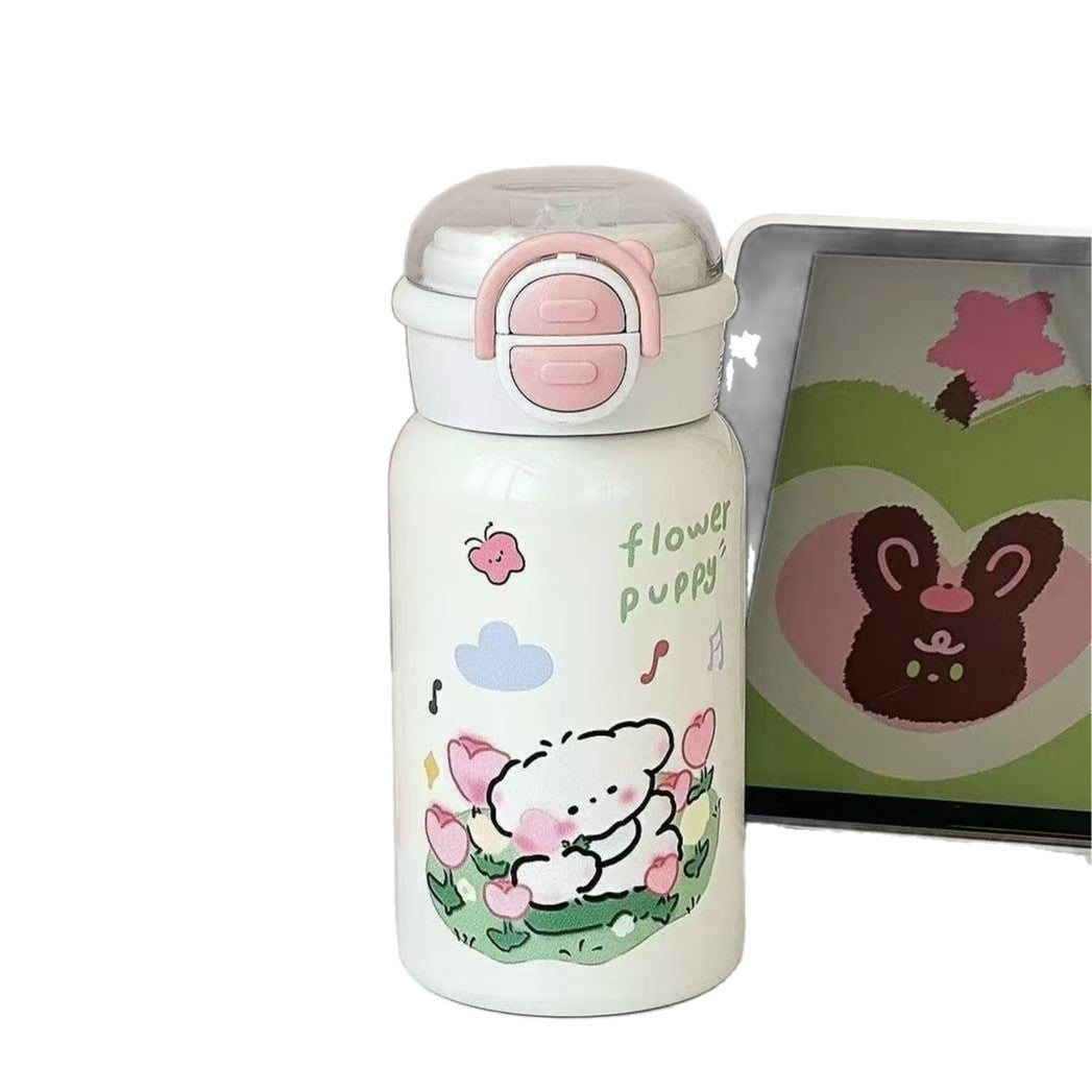 Damen kreative Wasserflasche mit tierischem Motiv Karnz