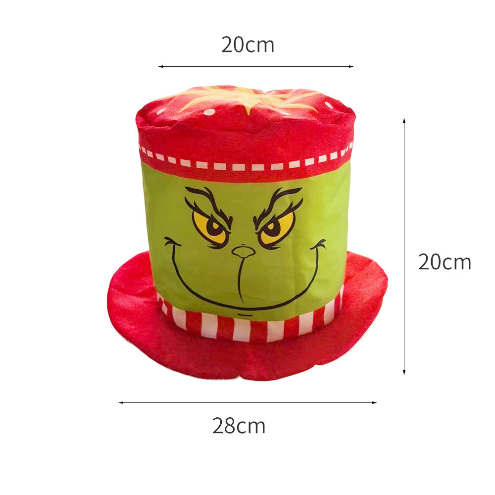 Launische Plüsch Grinch Mütze