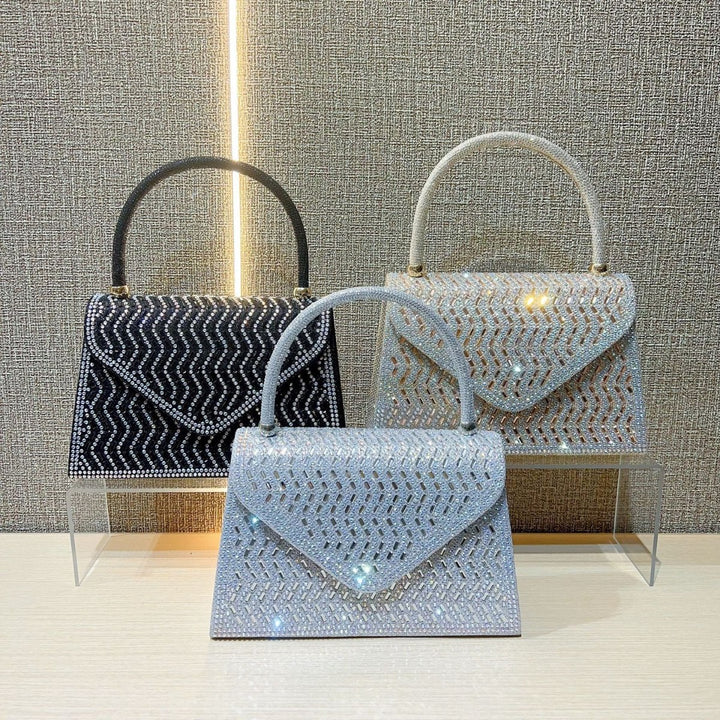 Rhinestone-beschichtete Abend-Handtasche