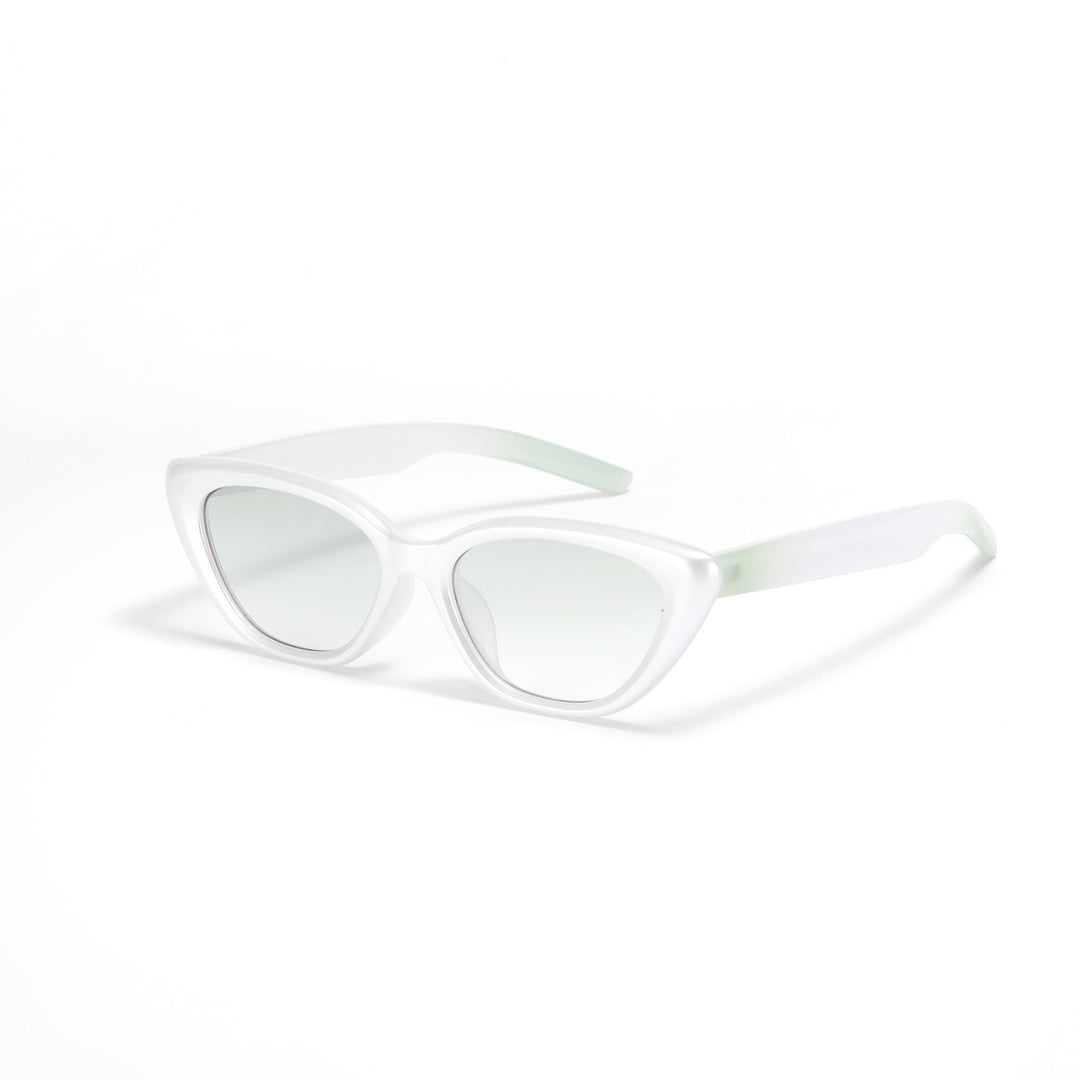 Damen Cat-Eye Sonnenbrille mit transparentem Design Karnz