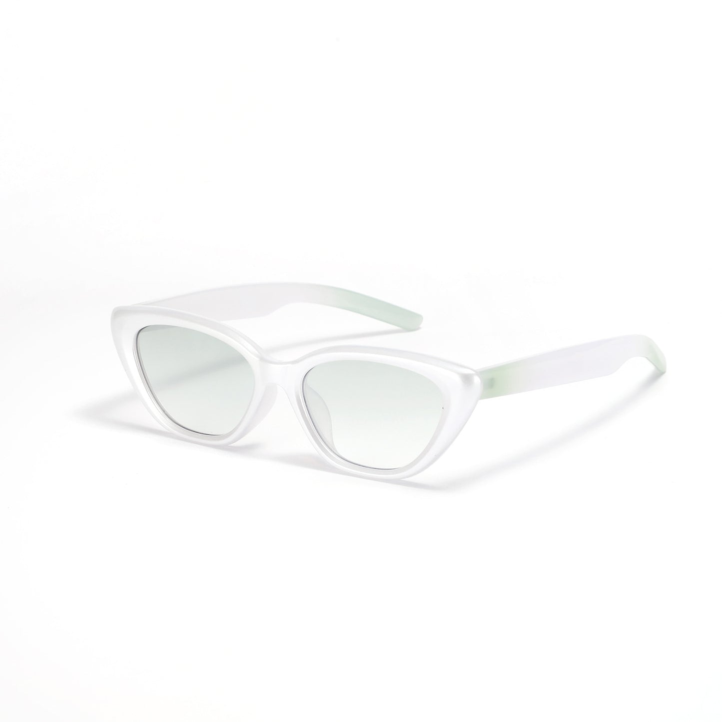 Damen Cat-Eye Sonnenbrille mit transparentem Design Karnz