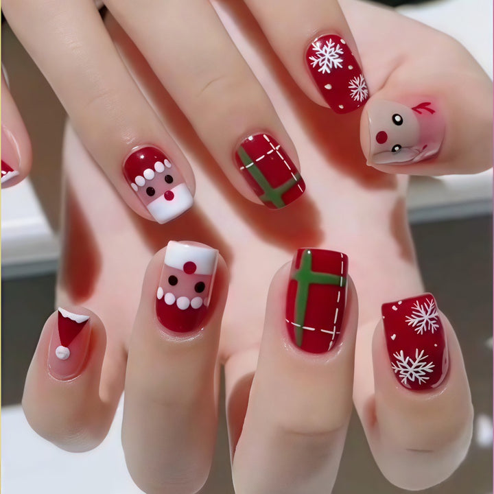 Weihnachtskunstnägel Karnz