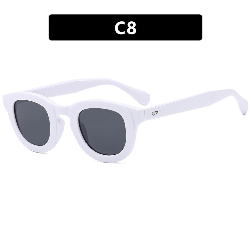Damen stilvolle Cat-Eye Sonnenbrille mit elegantem Rahmen und polarisierenden Gläsern Karnz