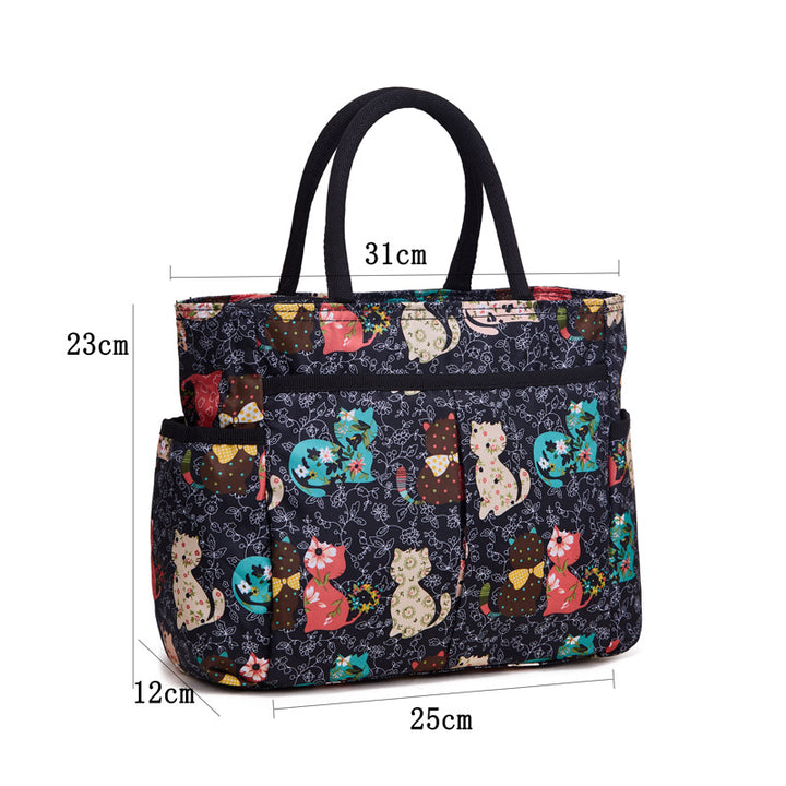 Vielseitige Multi-Taschen Tote Bag Karnz