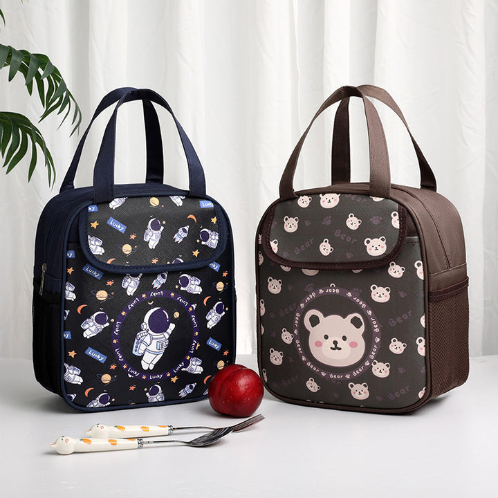 Kinder isolierte Bunny Lunch Tasche Karnz