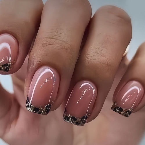 Elegante französische Spitzen Nagelverstärkungen Karnz