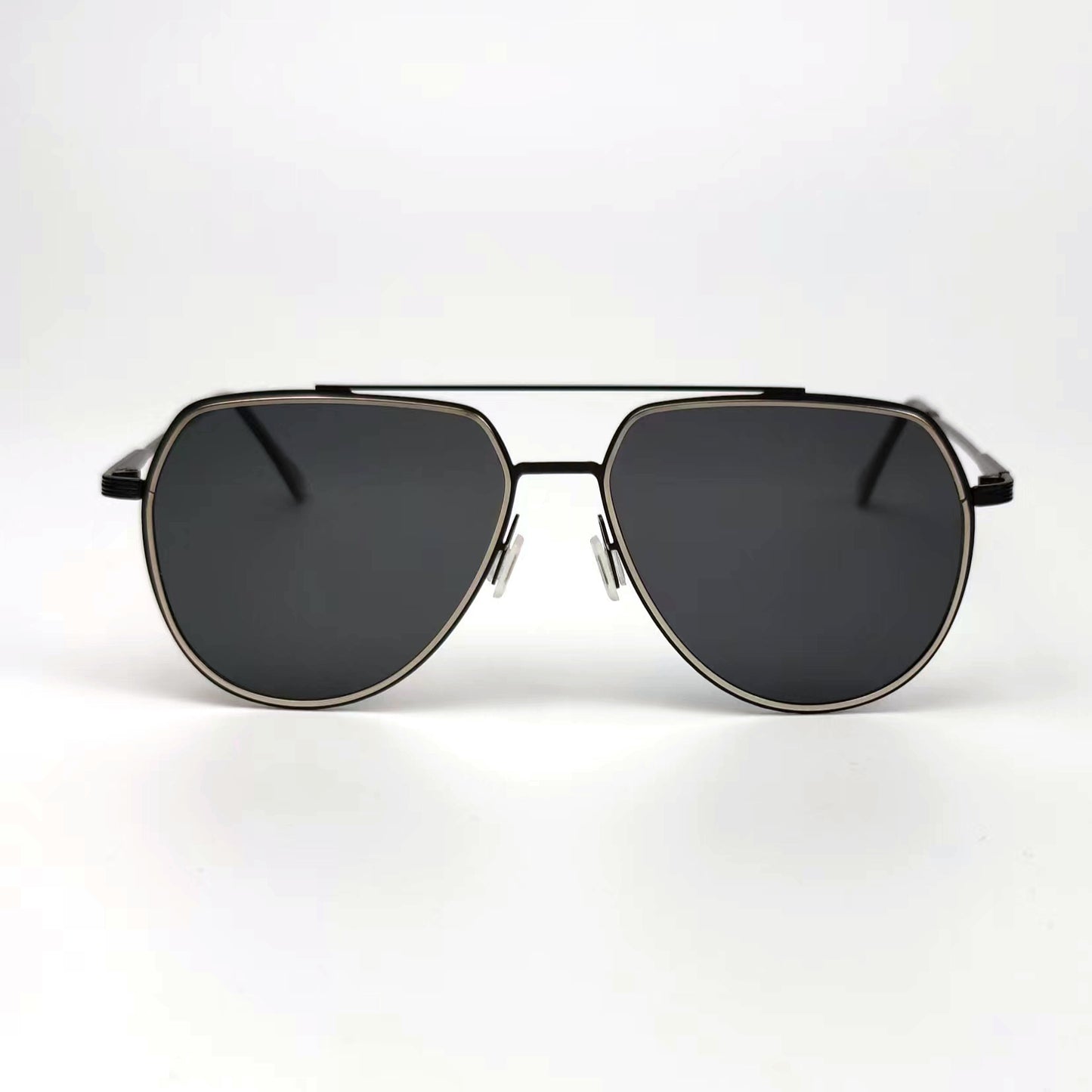 Herren elegante Flieger-Sonnenbrille mit polarisierenden Gläsern Karnz