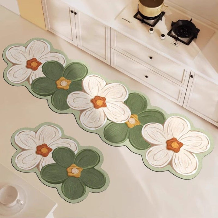 Floral Muster Dekorative Läufer Matte