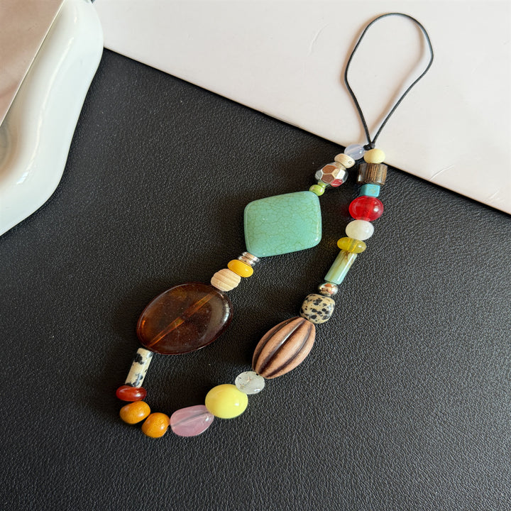 Bunte handgefertigte Perlenlanyard Karnz
