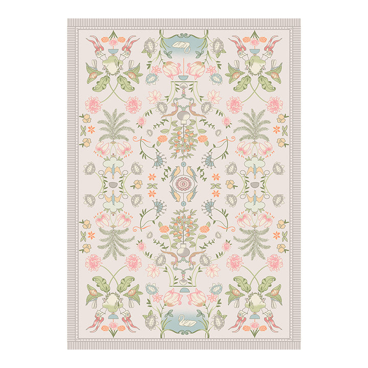 Vintage-inspirierter verzierter Teppich