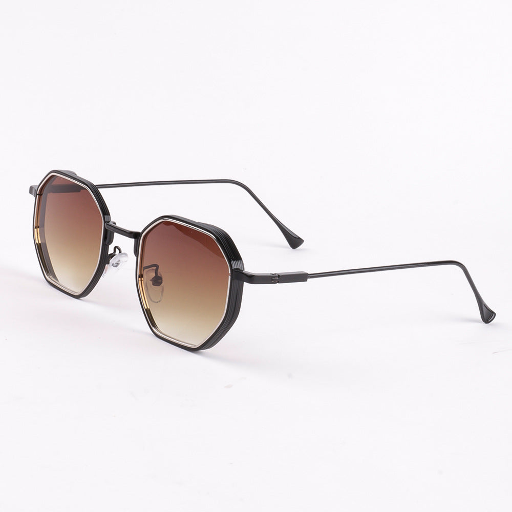 Damen Sonnenbrille im modernen, achteckigen Design mit UV-Schutz Karnz