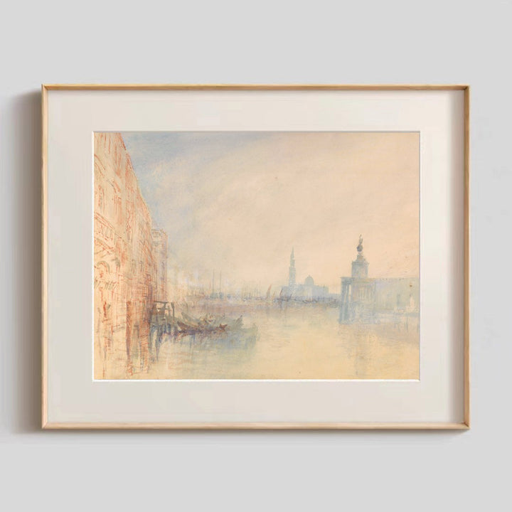 Rahmenbild malerisches Wasserfallkunstwerk