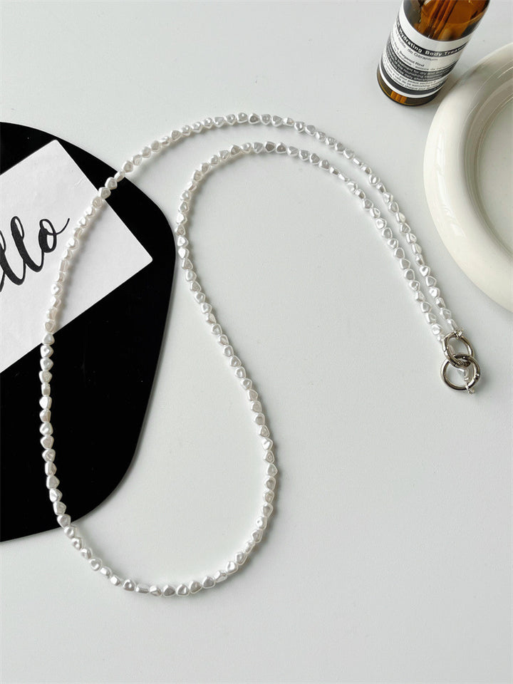 Elegante Perlenkette Brillenband Karnz