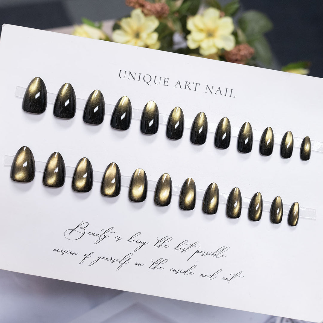 Wunderschönes langes Stiletto Press-On-Nagelset