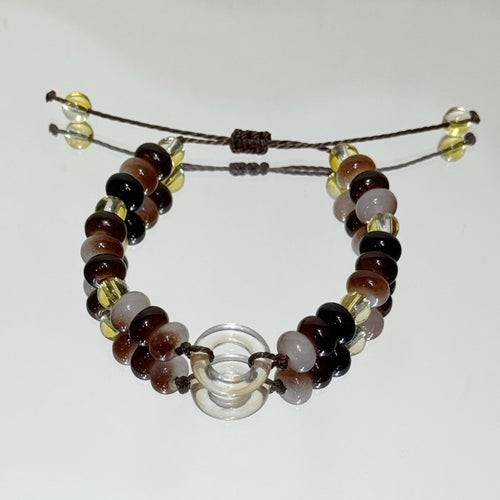 Verstellbares Artisan Perlenarmband Karnz