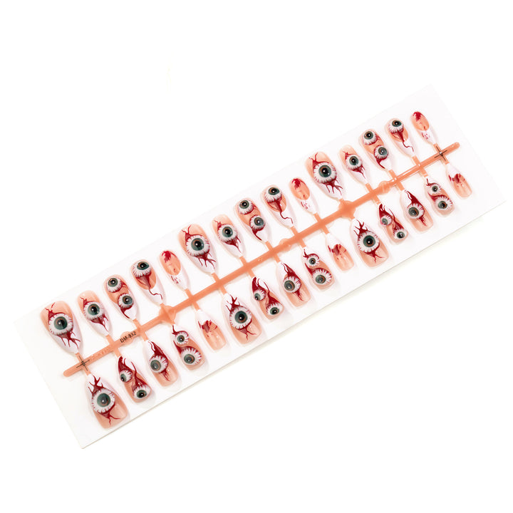 Augen-Themen Stiletto Press-On Nagelkunst Set Karnz