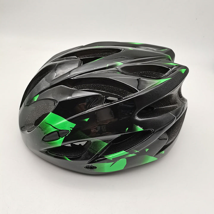 verstellbarer belüfteter Straßen- und Mountainbike-Helm mit Visier und hinten einstellbarem Fit Karnz