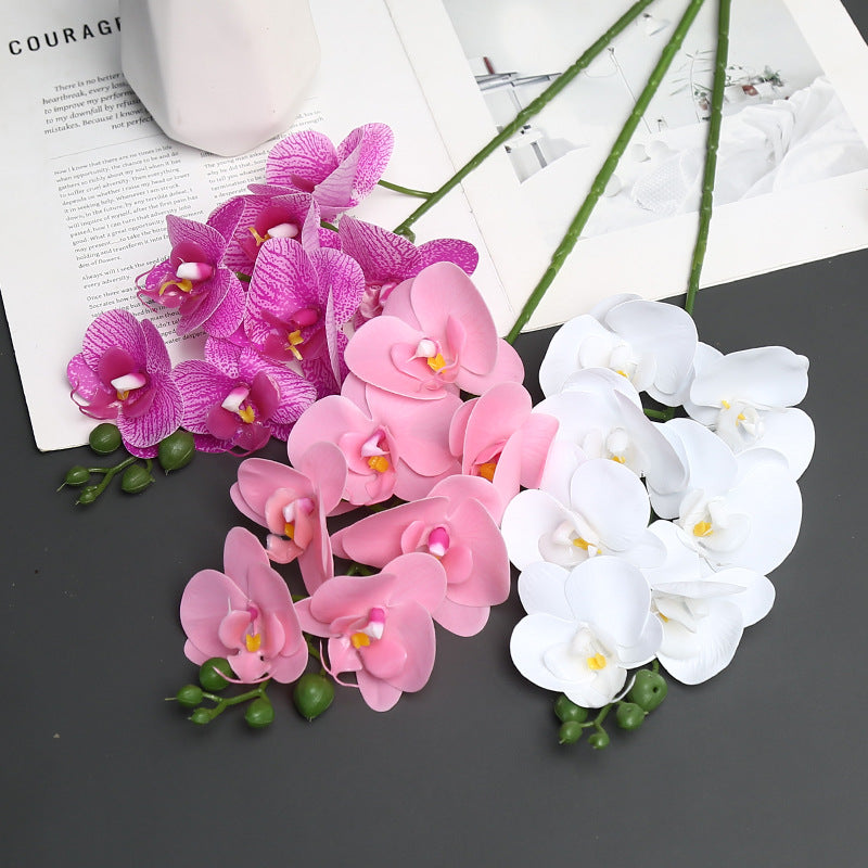Realistische künstliche Orchideen-Stiel-Anordnung