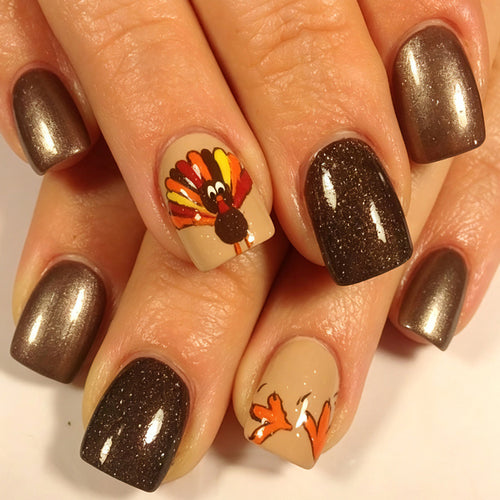 Kunstnagelset mit kreativen Oktoberfest Motiven Karnz