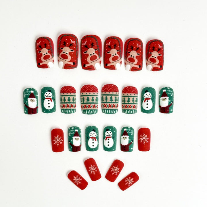 Weihnachtskunstnägel Karnz