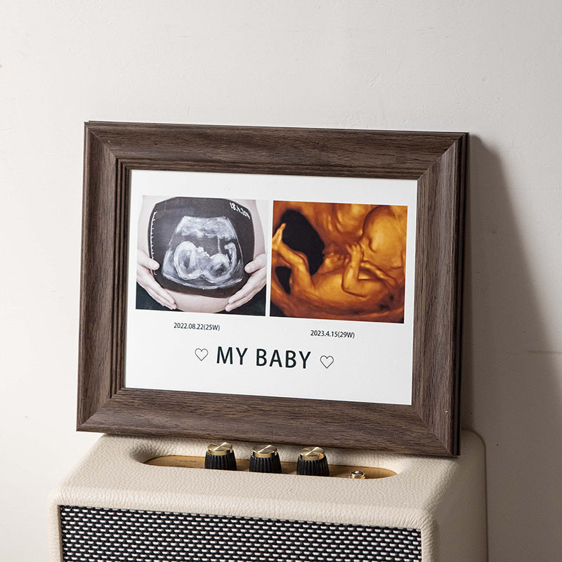Personalisierter Ultraschall-Foto-Rahmen zur Heimpräsentation