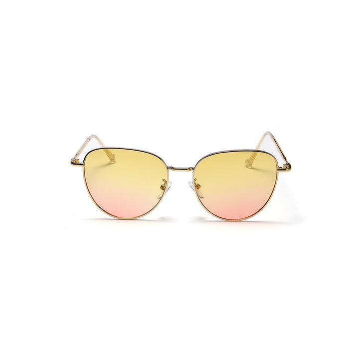 Damen modische Sonnenbrille mit filigranem Metallrahmen Karnz