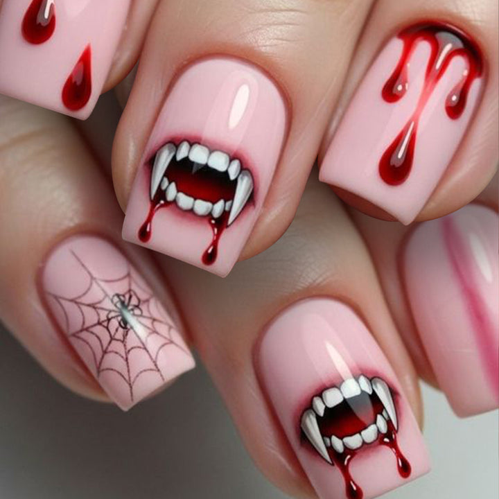 Kreatives Halloween-Themen-Nagelkunst-Set Karnz