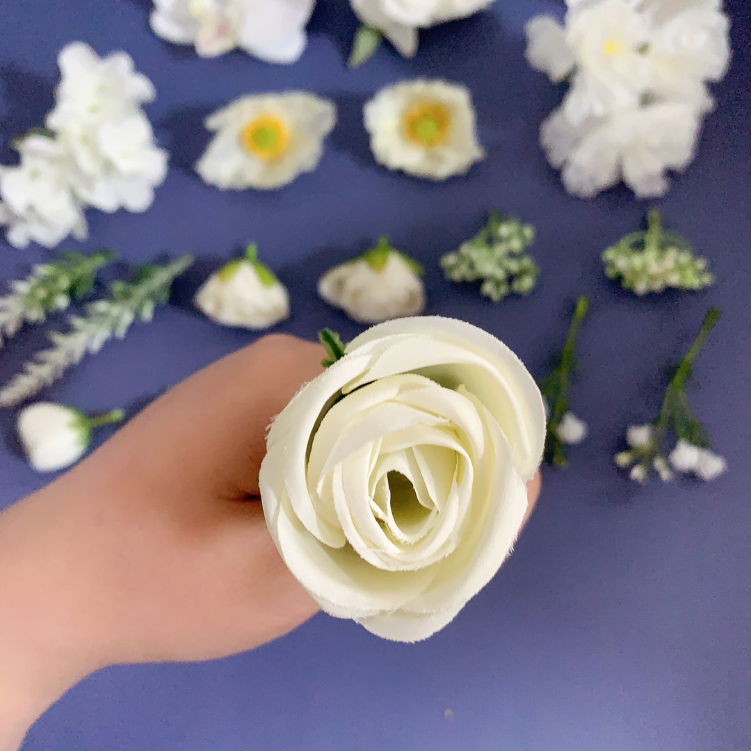 Künstliches Blumenverzierung Set