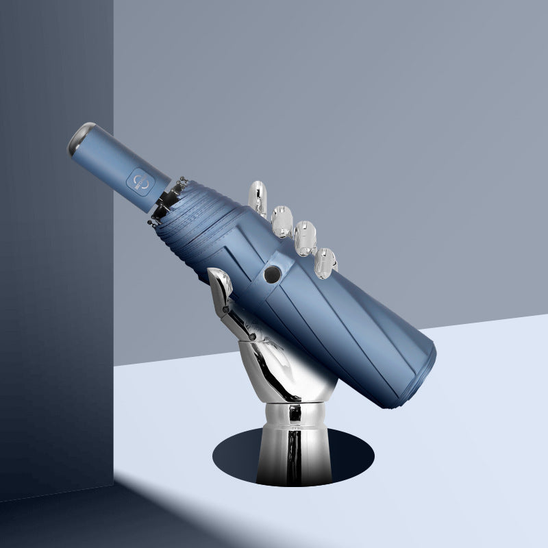 Damen großzügiger Faltschirm mit reflektierender Technologie Karnz