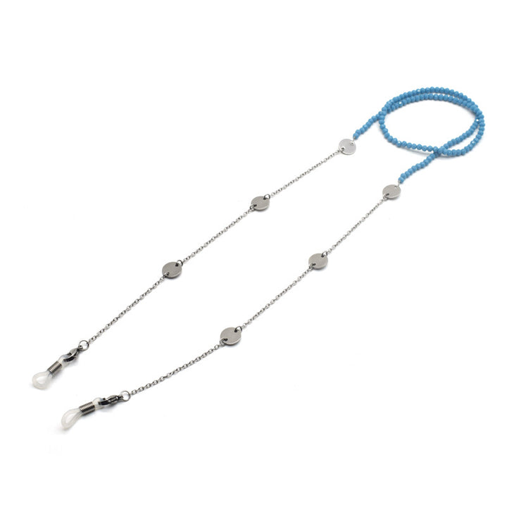 Multi-Detail Perlen Brillenband Karnz