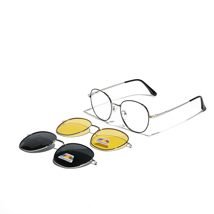 Damen modische Brille mit wechselbaren Gläsern Karnz