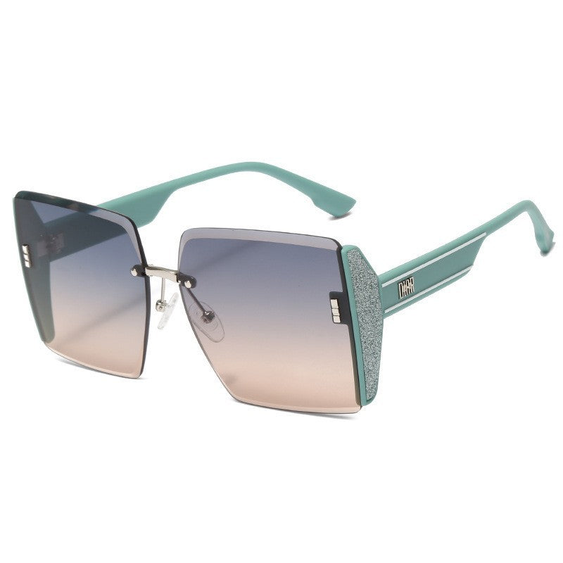 Damen Oversized Sonnenbrille mit stilvollem quadratischem Rahmen Karnz