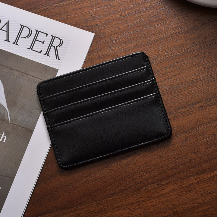 Minimalistischer Leder-Kartenhalter Karnz