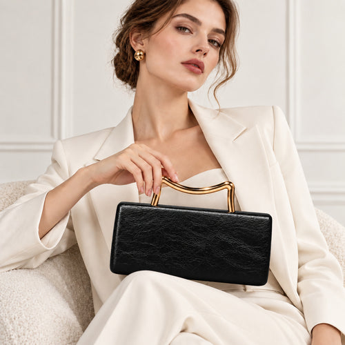 Strukturierte Abendhandtasche