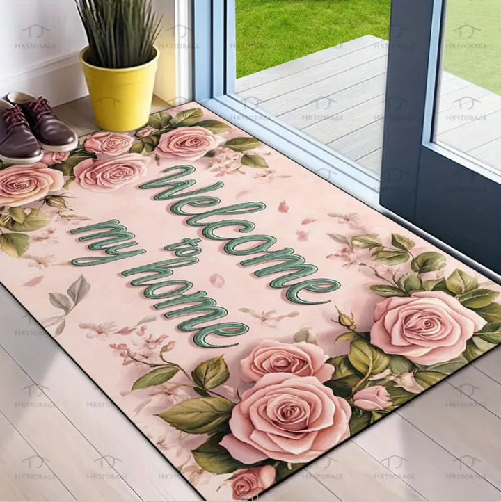 Dekorativer floraler Bereichsteppich Karnz