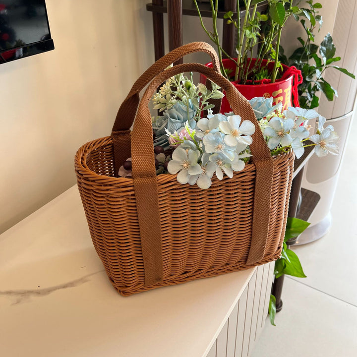 Eleganter Geflochtener Picknickkorb Karnz