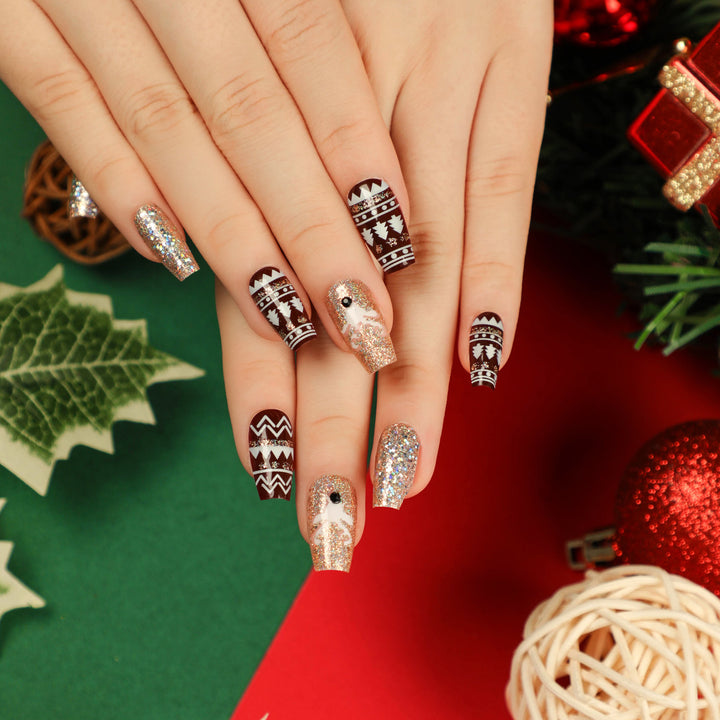 Weihnachten Nagelkunst Karnz