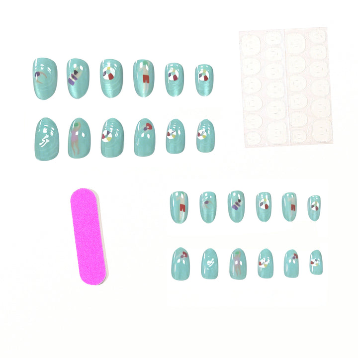 Kreative Sommer-Nagelkunst-Verstärkungen Karnz