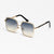 Damen modische oversized Sonnenbrille im geometrischen Design Karnz